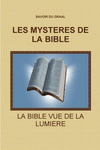 Couverture du livre « LES MYSTERES DE LA BIBLE » de Aigle Wissa aux éditions Lulu