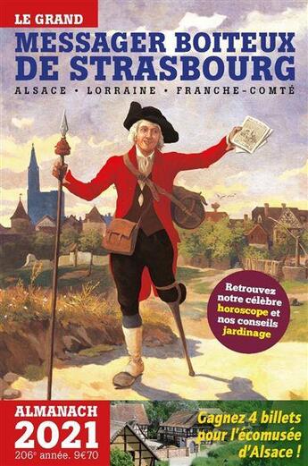 Couverture du livre « Le grand messager boiteux de strasbourg 2021 » de  aux éditions Pointilles