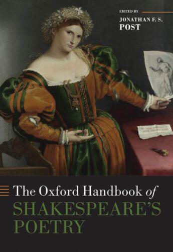 Couverture du livre « The Oxford Handbook of Shakespeare's Poetry » de Jonathan Post aux éditions Oup Oxford