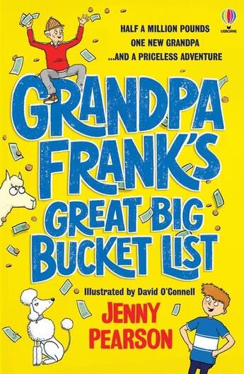 Couverture du livre « Grandpa Frank's great big bucket list » de David O'Connell et Jenny Pearson aux éditions Usborne