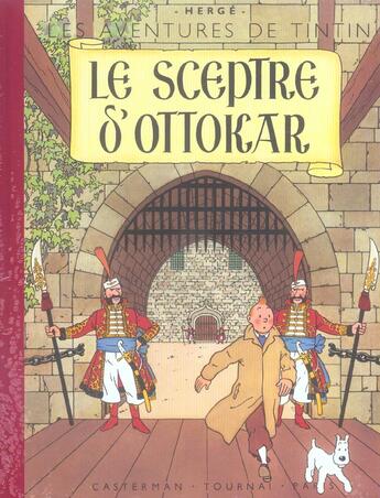 Couverture du livre « Le Sceptre d'Ottokar » de Herge aux éditions Casterman