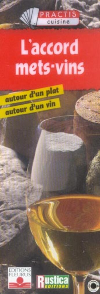 Couverture du livre « L'accord mets-vins » de  aux éditions Mango