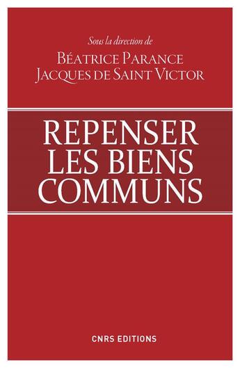 Couverture du livre « Repenser les biens communs » de  aux éditions Cnrs