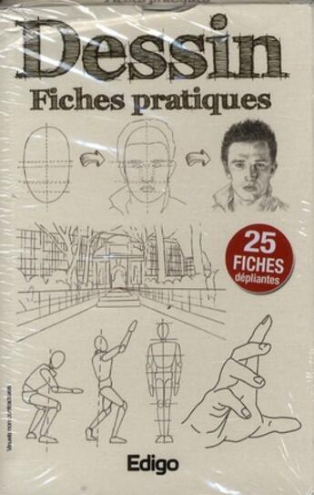 Couverture du livre « Dessin ; fiches pratiques » de  aux éditions Edigo