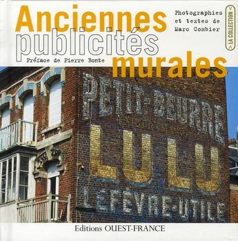 Couverture du livre « Anciennes publicités murales » de Marc Combier aux éditions Ouest France