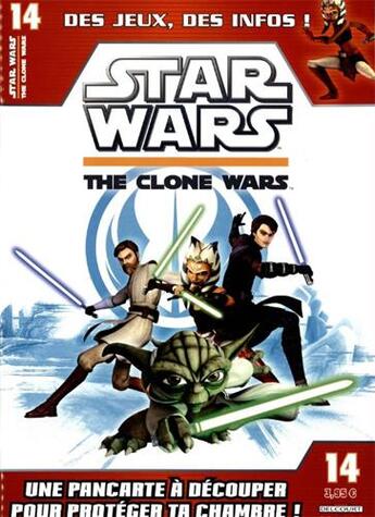 Couverture du livre « STAR WARS THE CLONE WARS MAGAZINE n.14 » de  aux éditions Delcourt Presse