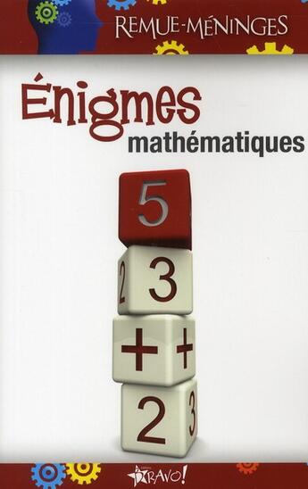 Couverture du livre « Énigmes mathématiques » de  aux éditions Bravo