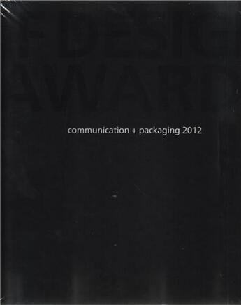 Couverture du livre « If design awards 2012: communication + packaging » de If aux éditions Prestel