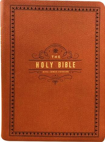 Couverture du livre « Bible ; king james version ; brun clair » de  aux éditions Bibli'o