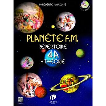 Couverture du livre « Planete fm vol.4a - repertoire et theorie --- formation musicale » de Labrousse Marguerite aux éditions Henry Lemoine