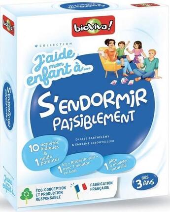 Couverture du livre « J aide mon enfant a s endormir paisiblement » de  aux éditions Bioviva