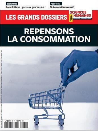 Couverture du livre « Sciences humaines gd n 68 : la consommation en questions - septembre 2022 » de  aux éditions Sciences Humaines