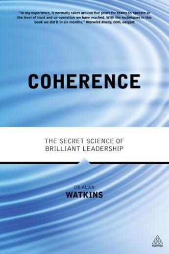 Couverture du livre « Coherence » de Watkins Alan aux éditions Epagine