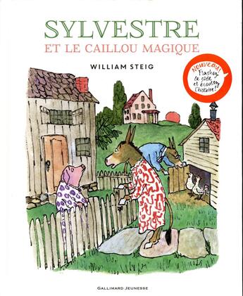 Couverture du livre « Sylvestre et le caillou magique » de William Steig aux éditions Gallimard-jeunesse