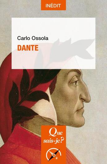 Couverture du livre « Dante » de Carlo Ossola aux éditions Que Sais-je ?