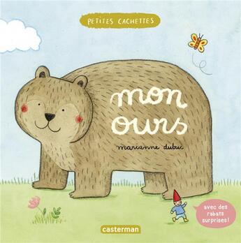Couverture du livre « Petites cachettes - mon ours » de Marianne Dubuc aux éditions Casterman