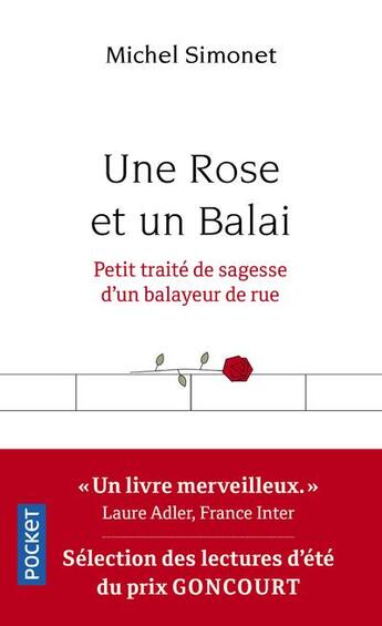 Couverture du livre « Une rose & un balai » de Michel Simonet aux éditions Pocket