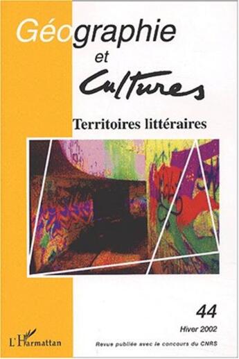 Couverture du livre « Territoires littéraires » de  aux éditions Editions L'harmattan