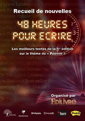 Couverture du livre « Recueil de nouvelles ; 48 heures pour écrire » de  aux éditions Edilivre