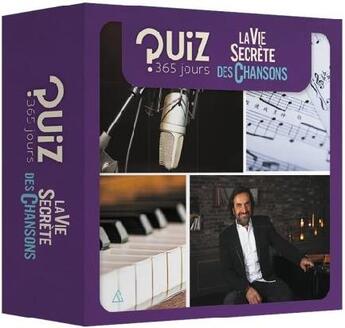 Couverture du livre « Quiz 365 jours ; la vie secrète des chansons » de  aux éditions Papier Cadeau