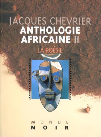 Couverture du livre « Anthologie africaine ii : la poesie » de Jacques Chevrier aux éditions Hatier