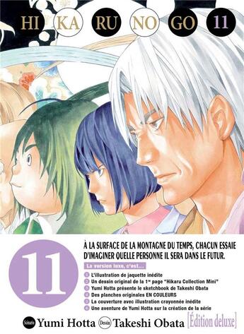 Couverture du livre « Hikaru no go - édition deluxe Tome 11 » de Yumi Hotta et Takeshi Obata aux éditions Delcourt