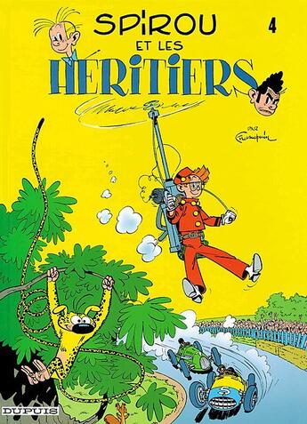 Couverture du livre « Spirou et Fantasio Tome 4 : Spirou et les héritiers » de Andre Franquin aux éditions Dupuis