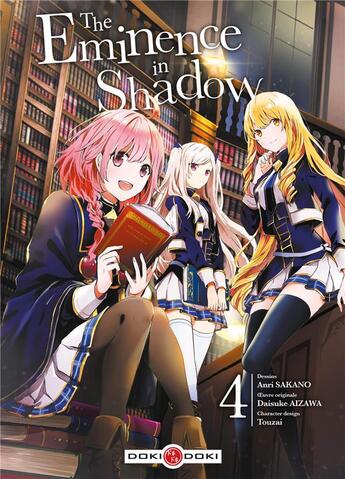 Couverture du livre « The eminence in shadow Tome 4 » de Tozai et Daisuke Aizawa et Anri Sakano aux éditions Bamboo