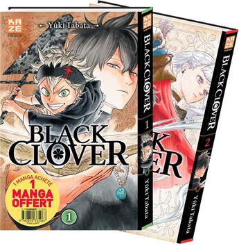 Couverture du livre « Black Clover : coffret Tomes 1 et 2 » de Yuki Tabata aux éditions Crunchyroll