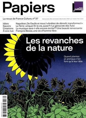 Couverture du livre « Papiers 37 - la revue de france culture » de  aux éditions Exils