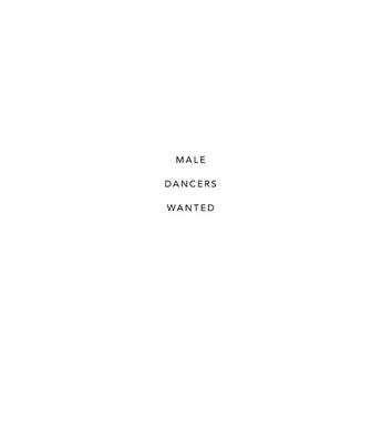 Couverture du livre « Male Dancers Wanted » de Gilles Bonnecarrere aux éditions Manon Lutanie