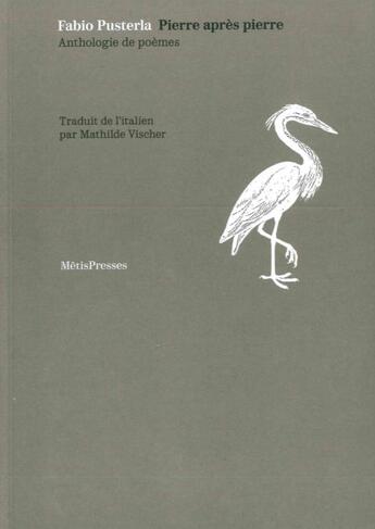 Couverture du livre « Pierre après pierre » de Fabio Pusterla aux éditions Metispresses