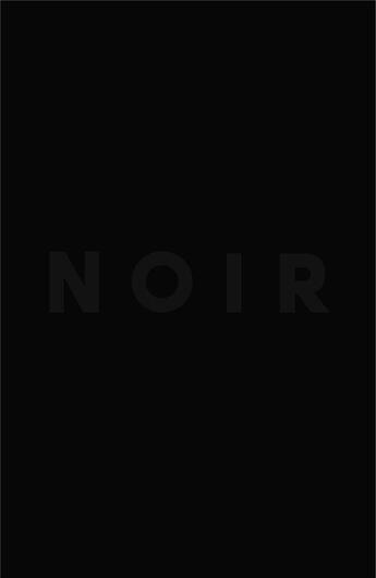 Couverture du livre « Noir » de Marc Falvo aux éditions Faute De Frappe