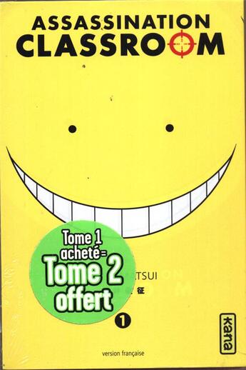 Couverture du livre « Assassination classroom : coffret t.1 et t.2 » de Yusei Matsui aux éditions Kana