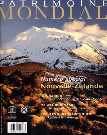 Couverture du livre « Patrimoine mondial t.46 ; nouvelle-zélande » de  aux éditions Unesco