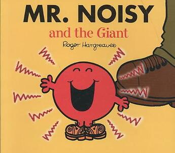 Couverture du livre « Mr noisy and the giant (glitter) » de Roger Hargreaves aux éditions Egmont World