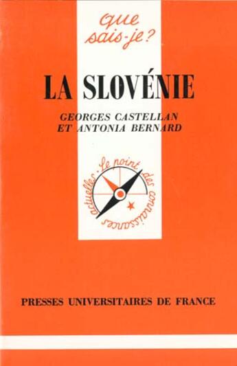 Couverture du livre « La slovenie qsj 3123 » de Georges Castellan aux éditions Que Sais-je ?