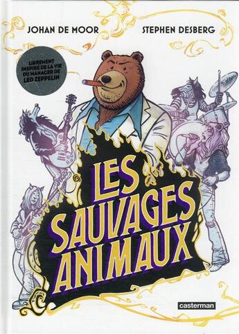 Couverture du livre « Les sauvages animaux » de Stephen Desberg et Johan De Moor aux éditions Casterman