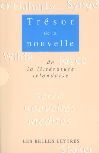 Couverture du livre « Tresor de la nouvelle irlandaise coffret 2 vol. » de  aux éditions Belles Lettres