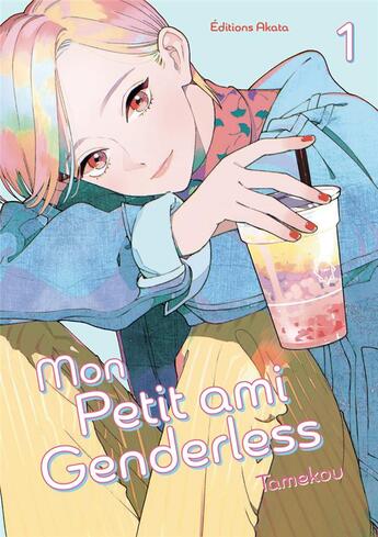 Couverture du livre « Mon petit ami genderless Tome 1 » de Tamekou aux éditions Akata