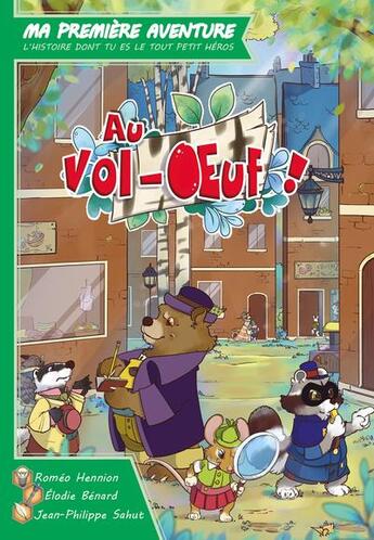 Couverture du livre « Au vol-oeuf ! » de Jean-Philippe Sahut et Elodie Benard aux éditions Game Flow