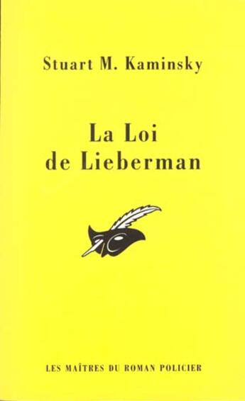 Couverture du livre « La Loi De Lieberman » de Stuart Kaminsky aux éditions Editions Du Masque