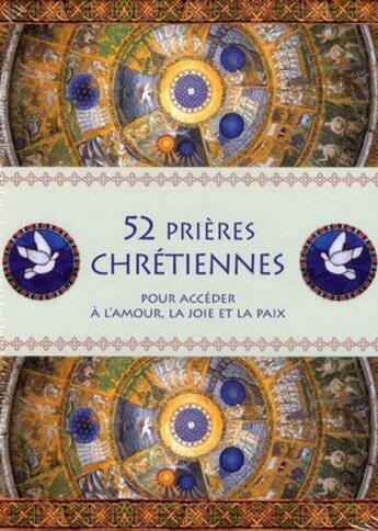 Couverture du livre « 52 prières chrétiennes ; coffret » de  aux éditions Courrier Du Livre