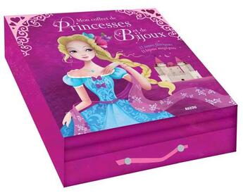 Couverture du livre « Mon coffret de princesses et bijoux » de Christelle Huet-Gomez aux éditions Philippe Auzou