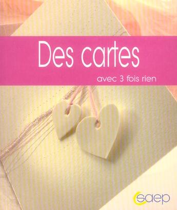 Couverture du livre « Des Cartes » de  aux éditions Saep