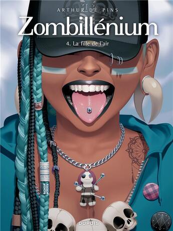 Couverture du livre « Zombillénium Tome 4 : la fille de l'air » de Arthur De Pins aux éditions Dupuis