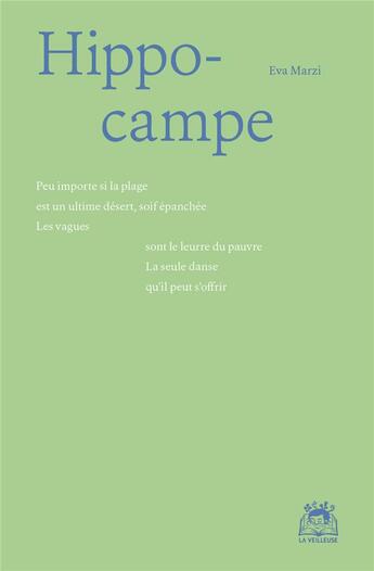 Couverture du livre « Hippocampe » de Eva Marzi aux éditions La Veilleuse