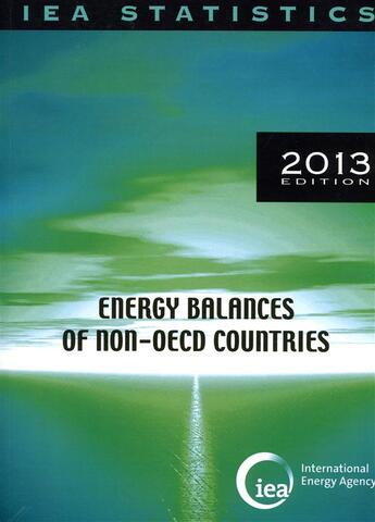 Couverture du livre « Energy balances of non-OECD countries 2013 » de  aux éditions Ocde