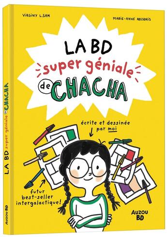 Couverture du livre « La BD super géniale de Chacha » de Virginy L. Sam aux éditions Auzou