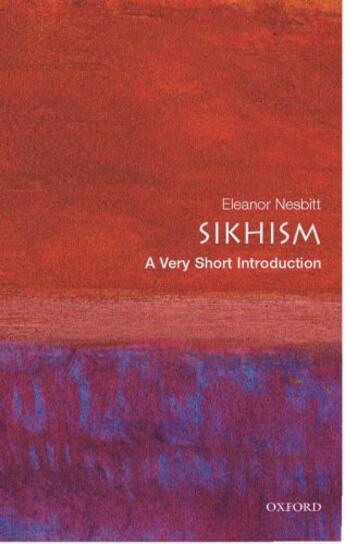 Couverture du livre « Sikhism: A Very Short Introduction » de Nesbitt Eleanor aux éditions Oup Oxford